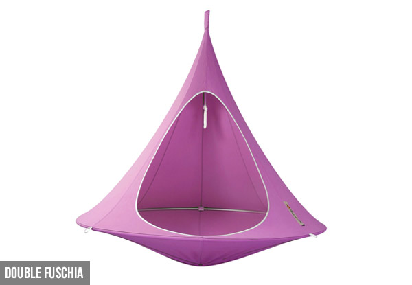 Cacoon Hanging Tent - Two Sizes & Six Colours Available with Free Metro Delivery