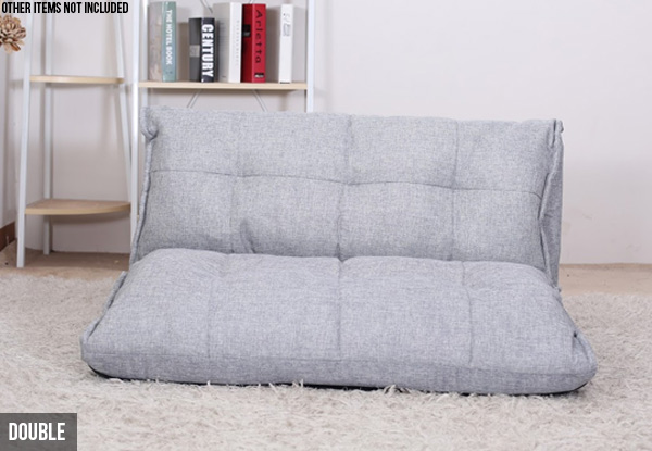 Portable Lounge Cushion Seat - Single or Double Sizes Available