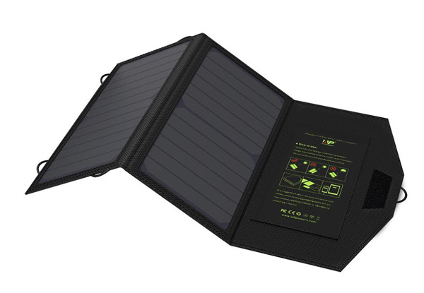 5V Folding Solar Panel Charger - Options for 10W, 12W & 20W