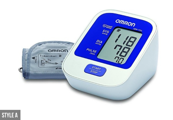 Omron Blood Pressure Monitor - Two Options Available