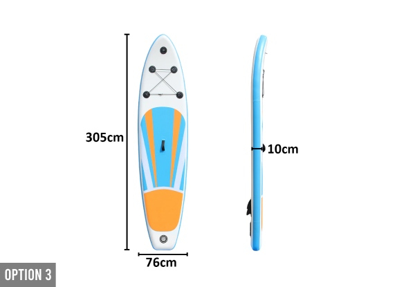 Inflatable Single Layer SUP - Three Options Available