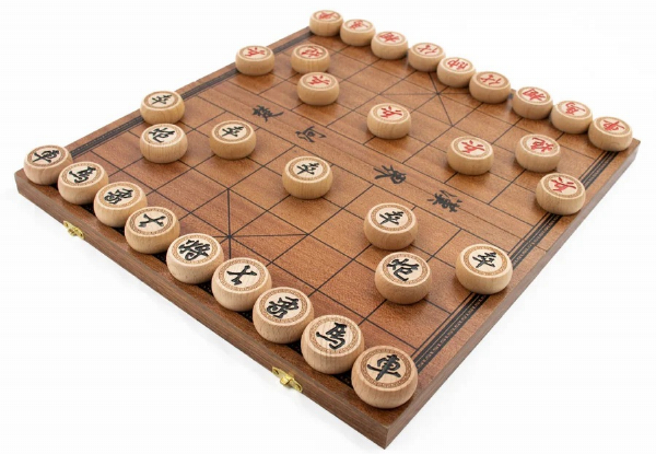 LPG Wooden Foldable 35cm Chinese Chess Set