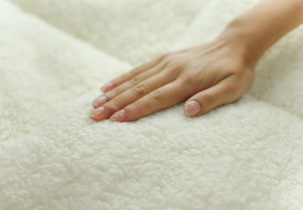Premium 1600GSM Sherpa Mattress Topper - Two Sizes Available