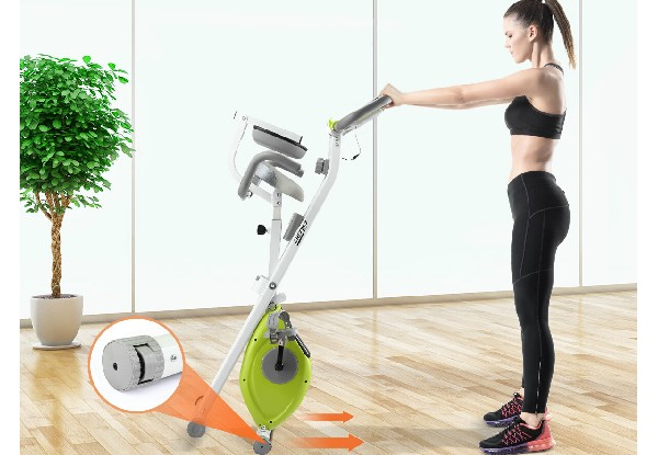 Genki Two-in-One Exercise Spin X-Bike - Two Colours Available