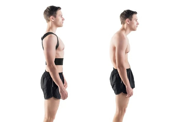 Adjustable Posture Corrector Magnetic Back Support Belt - Two Colours & Siz Sizes Available