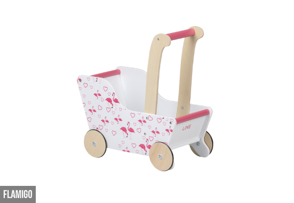 Moover Wooden Toy Pram - Four Designs Available With Free Delivery