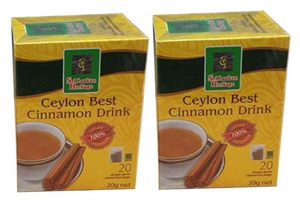 Two Packs of Pure Ceylon Cinnamon Tea Bags