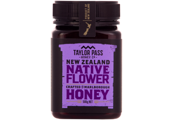 Two-Pack of Taylor Pass Honey incl. Beech Honeydew 500g & Native Flower 500g