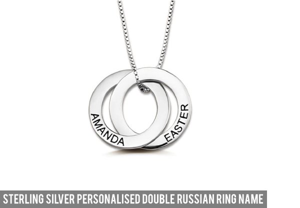 925 Silver Personalised Necklace - Seven Styles Available & Option for Bracelet