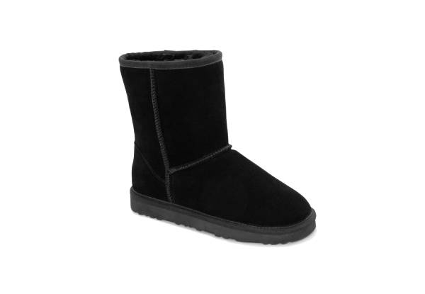 Ugg Australian Sheepskin Unisex Short Classic Suede Boots - Available in Two Colours & Three Sizes