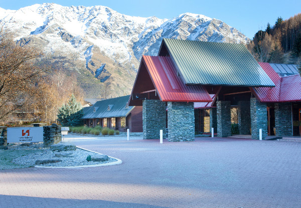 One Night Queenstown Getaway for Two People incl. Daily Breakfast, Wifi, Game of Bowling, and Car Park  - Options for Two Nights & Four People Available