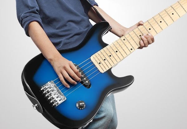 30 Inch Kids Electric Guitar with 5W Amp & Accessories - Three Colours Available