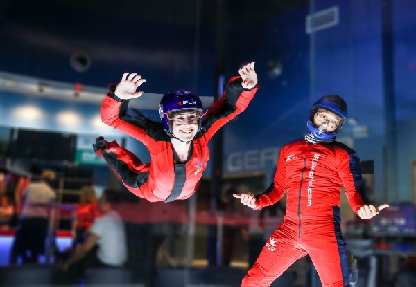 First-Time Flyer Two-Flight Package for One Person at New Zealand's First & Only Indoor Skydiving Facility - Valid Seven Days a Week