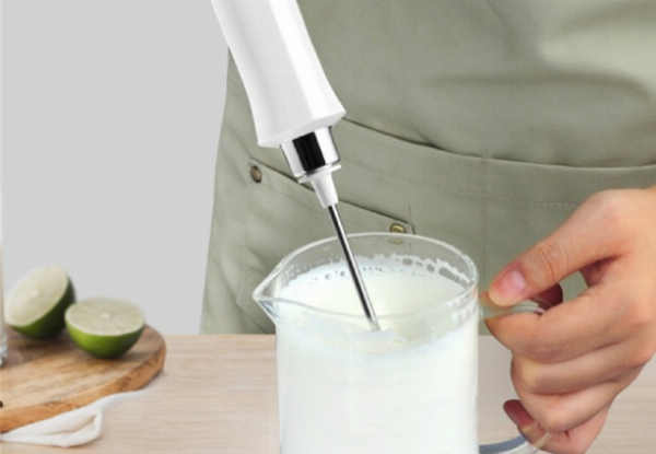 Three-in-One Portable Rechargeable Electric Milk Frother - Two Colours Available