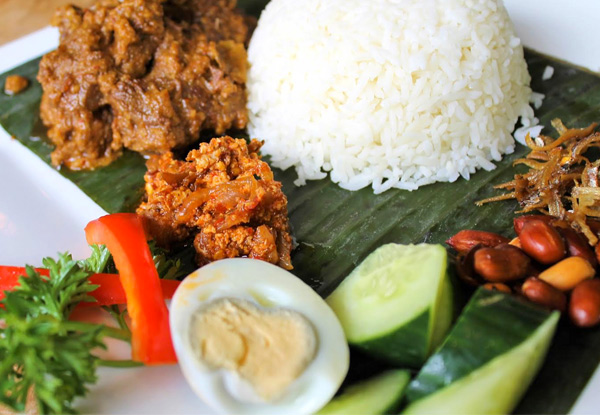 Two-Course Malaysian Dinner with Drinks for Two People - Options for Size People Available