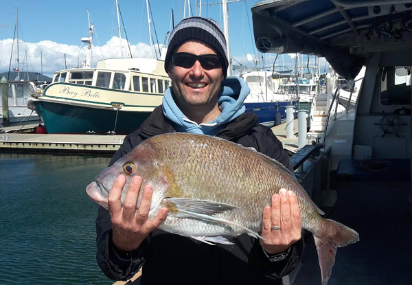 $95 for a Full-Day Fishing Trip for One Person incl. Tackle & Bait, Morning Tea & Light Lunch or $185 for Two People