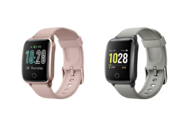 FitSmart Water-Resistant Bluetooth Heart Rate Monitor Smart Watch - Two Colours Available