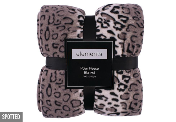 Elements Polar Fleece Blanket - Five Colours Available
