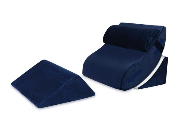 Four-Piece Wedge Pillow Set - Three Colours Available