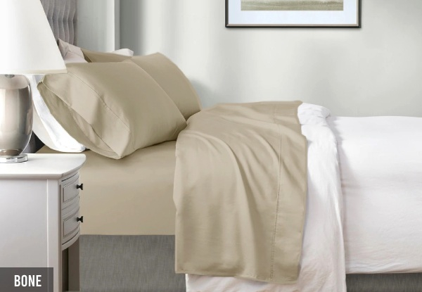 700TC Renee Taylor Tencel Lyocell Fibre & Cotton Sheet Set - Available in Four Colours & Five Sizes