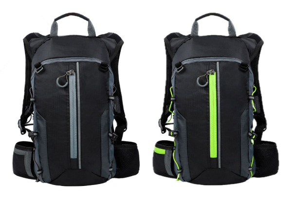 Water-Resistant Bicycle 10L Backpack - Available in Three Colours
