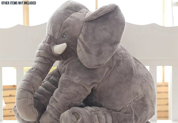 Elephant Soft Toy - Option for Two Sizes & Five Colours Available