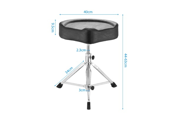 Adjustable Drum Saddle Stool Seat