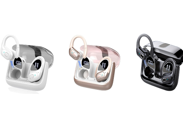 5.4 Bluetooth Wireless Over Open-Ear Earphones - Three Colours Available