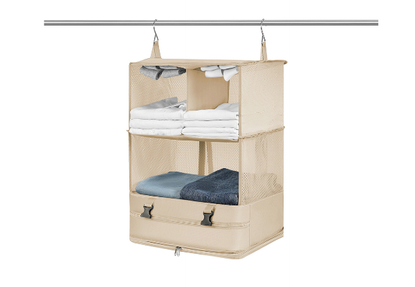 Foldable Hanging Travel Packing Cube - Available in Two Colours & Two Sizes