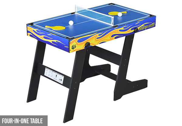 Four-In-One Game Table incl. Table Tennis, Foosball, Hockey & Pool - Option for Soccer Game Table Available