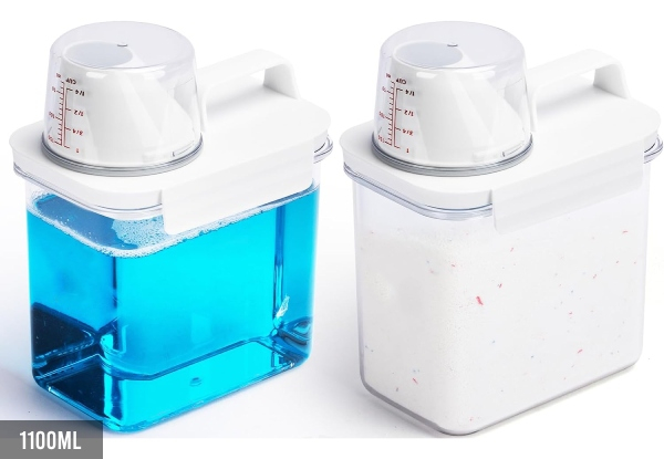 Two-Pack Liquid Laundry Detergent Dispenser - Three Sizes Available