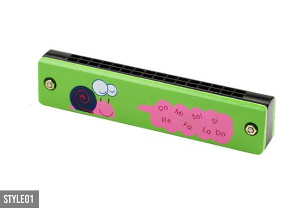 Kids Harmonica Toy - Four Styles & Option for Two Available with Free Delivery