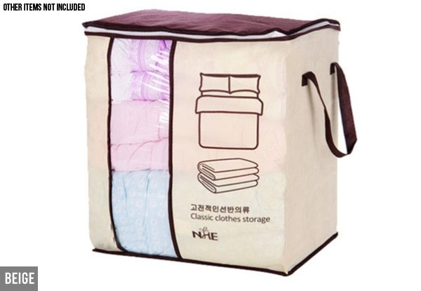 Three-Pack Clothes Storage Bag Organiser - Two Colours Available
