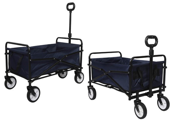 Foldable Garden Trolley Wagon - Three Colours Available