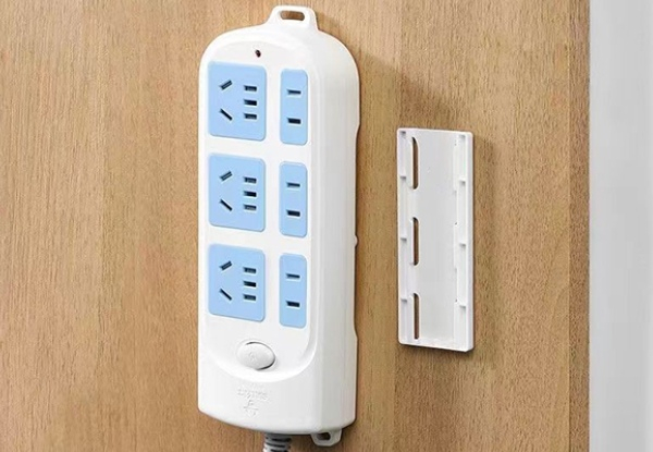 Four-Piece Wall-Mounted Socket Storage Organiser - Five Colours Available
