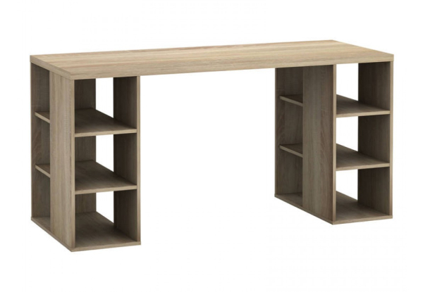 Ariella Computer Desk with Storage Shelves