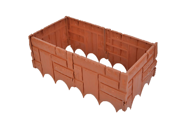 Six-Piece Garden Flower Bed Fence - Available in Two Colours & Option for Two-Pack