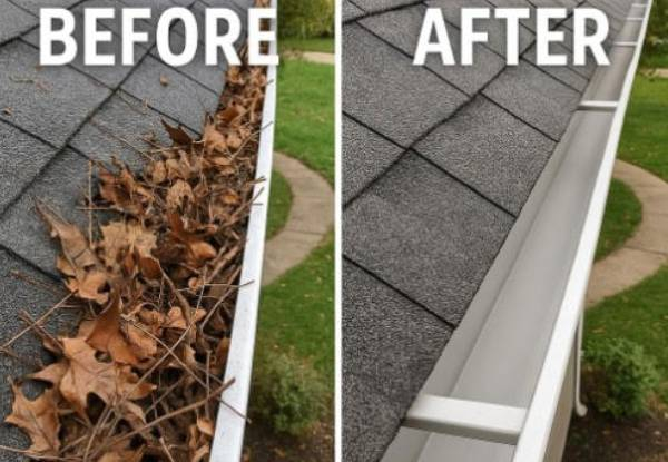 Standard Gutter Clean, Downpipe Check & Visual Roof Inspection Package - Three Options Available