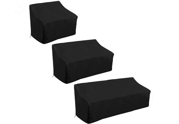 Water-Resistant Polyester Outdoor Furniture Bench/Sofa Protective Cover - Three Sizes Available