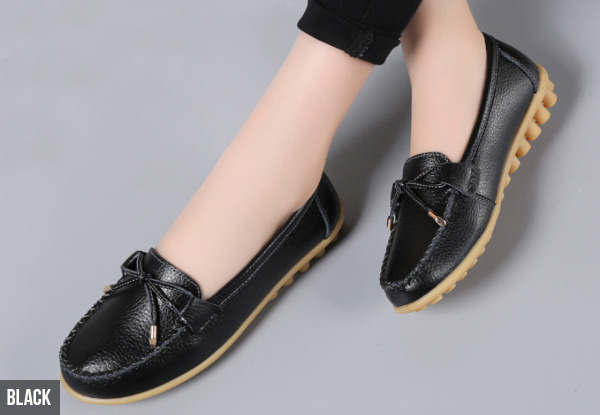 Pair of Leather Slip-Ons