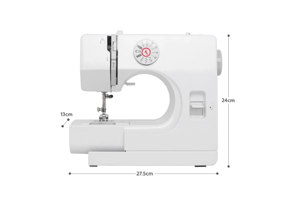 Electric Mini Sewing Machine Kit with 12 Stitch Patterns for Beginners