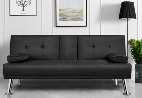 Convertible Futon Sofa Bed - Available in Two Colours