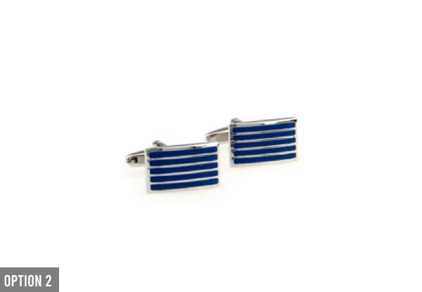 Contemporary Cufflinks Range - Three Options Available