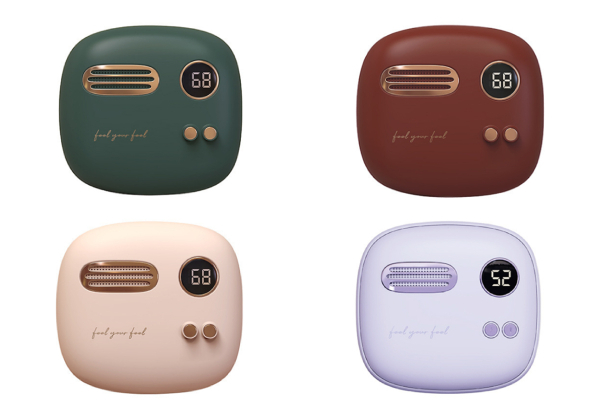 10000mAh Two-In-One Portable Hand Warmer with Power Bank Space Capsule - Available in Four Colours