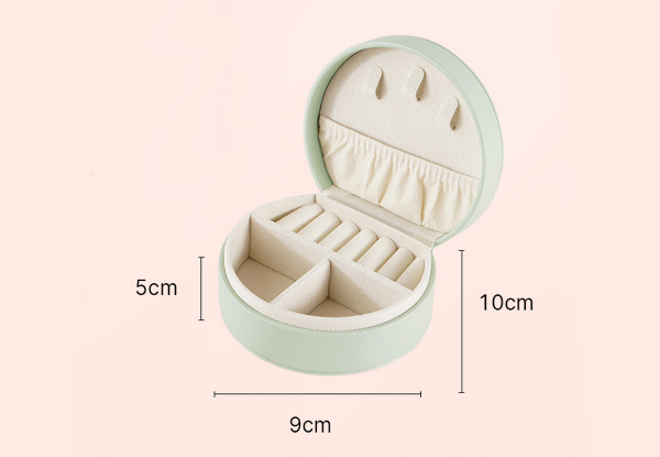 Mini Travel Jewellery Storage Box - Available in Three Colours & Option for Two