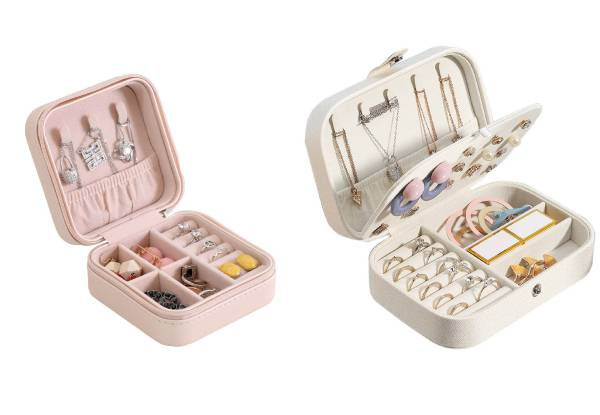 Portable Jewellery Storage - Two Sizes Available & Option for Two-Pack