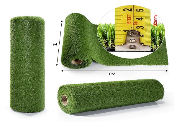 Edengrass 1x10m 32mm Artificial Grass Synthetic Turf