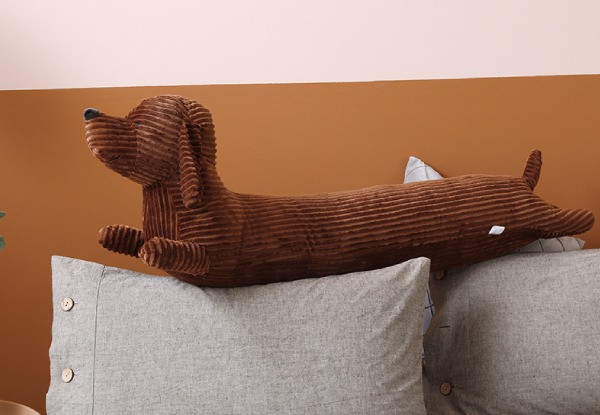 Short-legged Dachshund Dog Pillow Cushion - Three Sizes Available