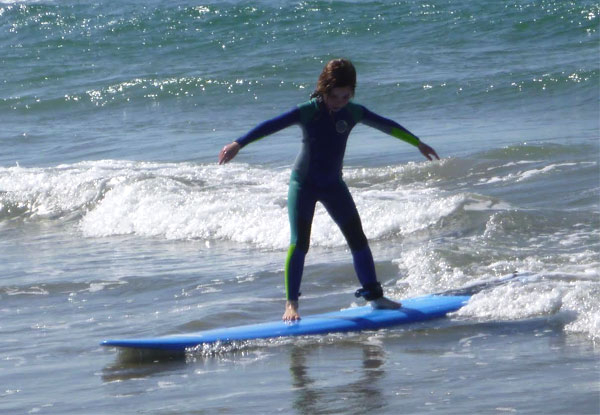 60-Minute Kids' Surf Lesson incl. Wetsuit & Board Hire - Valid from 1st November
