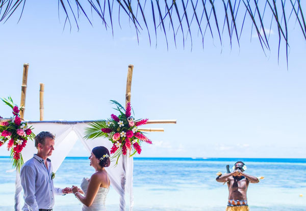 All-Inclusive Wedding Package at  Plantation Island Resort, Fiji for 30 People incl. Four-Nights Accommodation in a Garden Terrace or Studio Garden Bure for the Bride & Groom